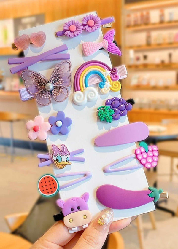 14-Purple cartoon Hair Pins-PM-HABP-43014-Pablo-Mode