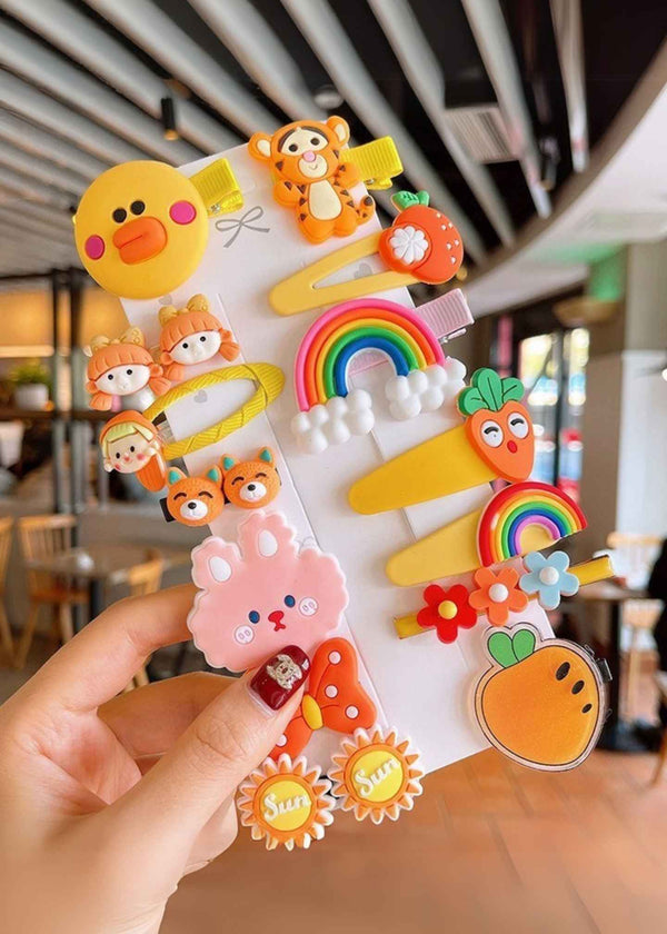 17-orange Princess hair pins-PM-HABP-43017-Pablo-Mode