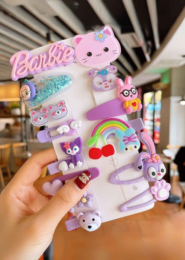 18-Purple Barbie Hair Pins Set-PM-HABP-43018-Pablo-Mode