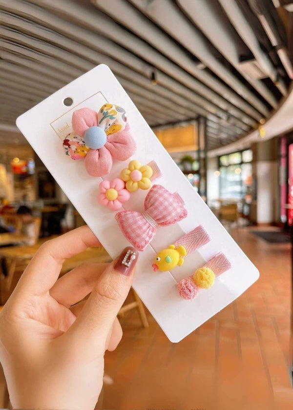 19-Baby Pink Hair Clips-PM-HABP-43019-Pablo-Mode