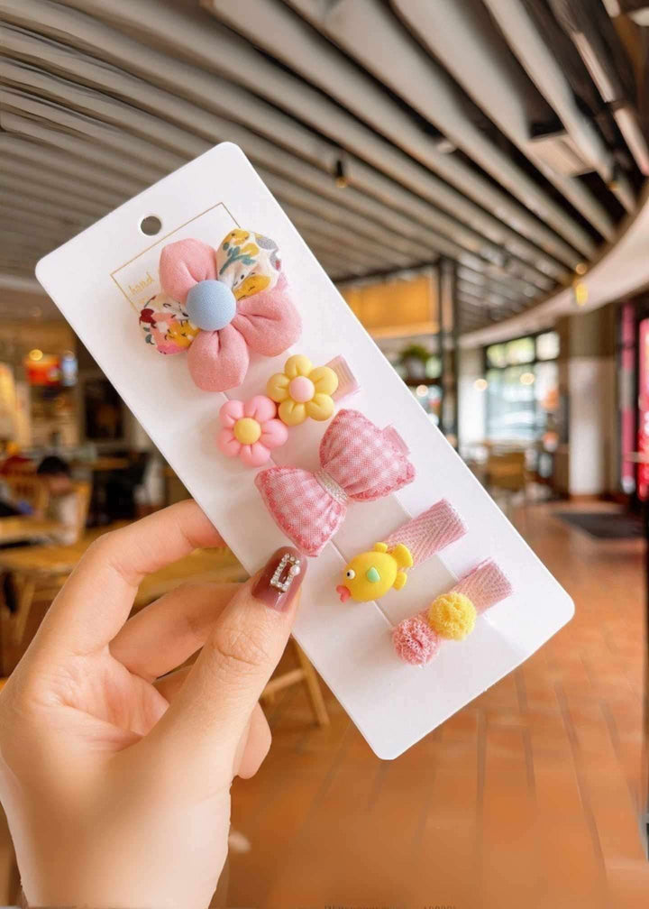 19-Baby Pink Hair Clips-PM-HABP-43019-Pablo-Mode