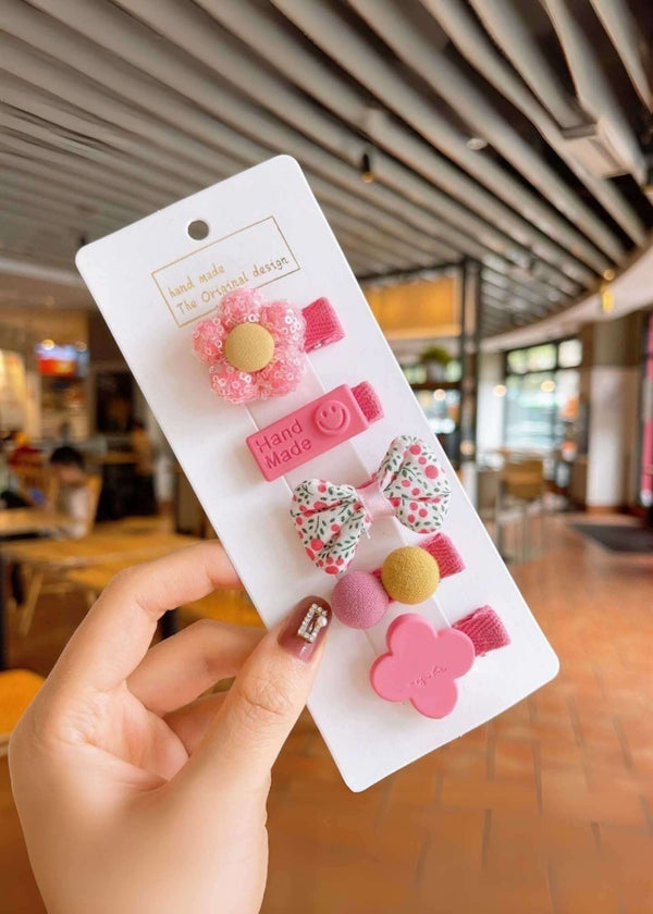 20-dark pink hair clips-PM-HABP-43020-Pablo-Mode