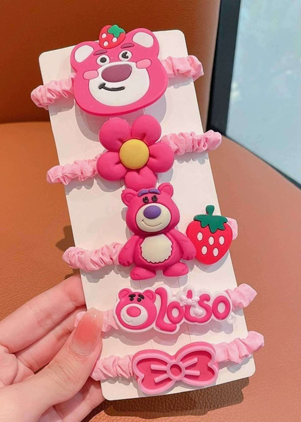 29-lotso pink Bear Hair ties-PM-HAB-42019-Pablo-Mode (2)