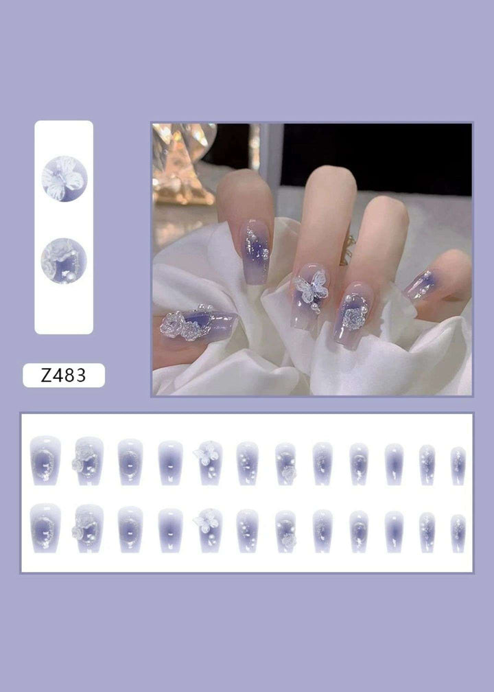3D Halo Aurora Butterfly Press-On Nails-2-PM-FN-60013-Pablo-Mode
