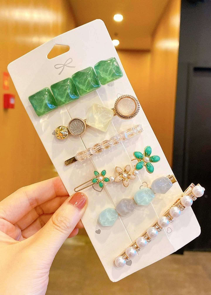 6-green hair clips set-PM-HAFP-41016-Pablo-Mode (2)