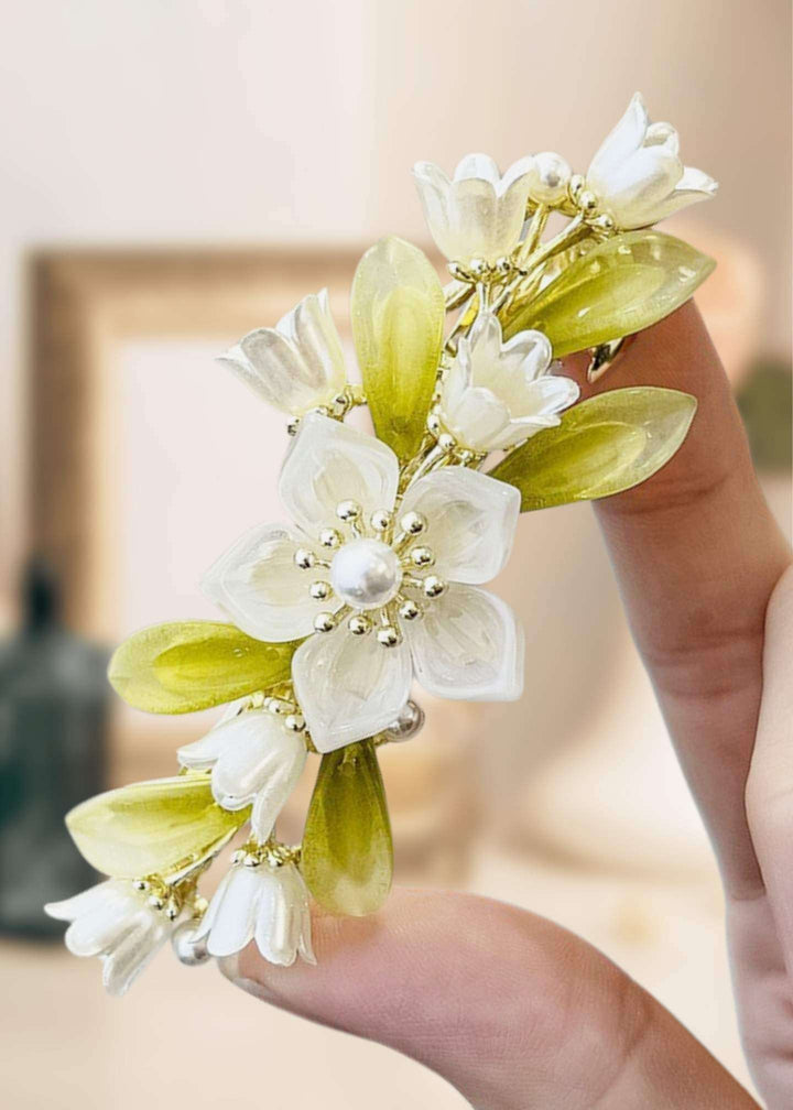 Floral Pearl Hair Clips PM-HAC-40013(3)