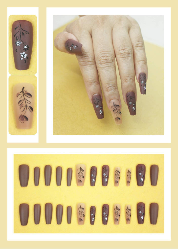 Floral_Mocha_Mousse_Mani_Set_2-PM-FN-60038-Pablo-Mode