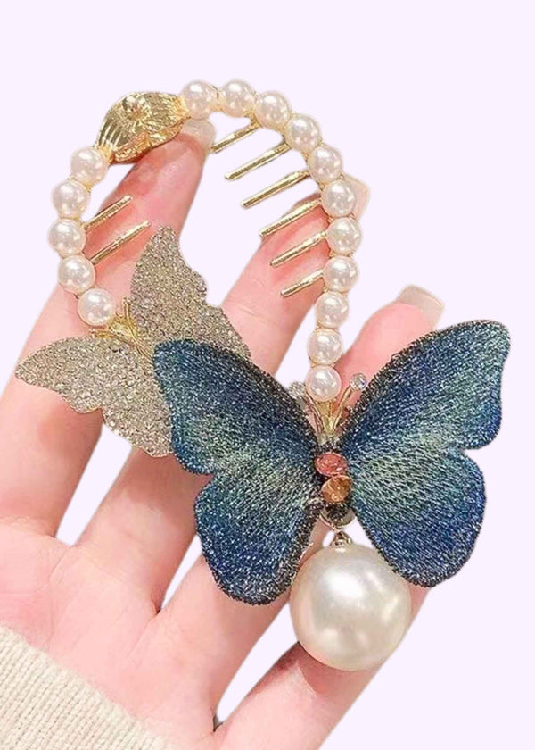 Butterfly Hair Bun Claw Clip-HAC-40011-(1)