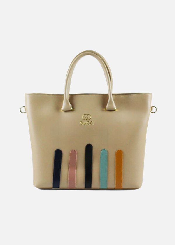 Neutral Beige Multi-Stripes Tote Bag-(1)-PMBG-241101-1-AmMS-Pablo-Mode