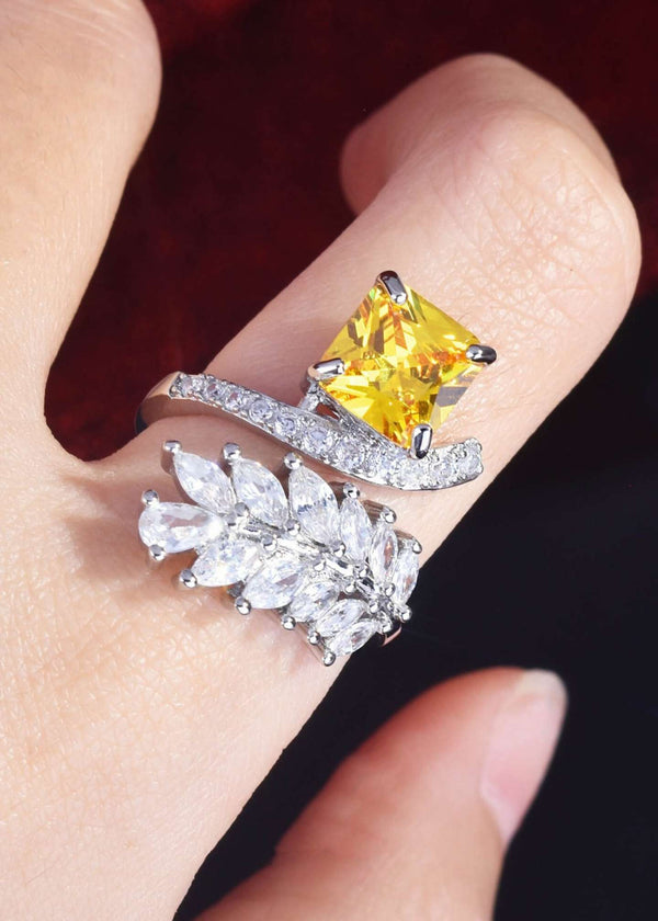 Yellow CZ Leaf Ring-PM-R52011-Pablo-Mode (1)